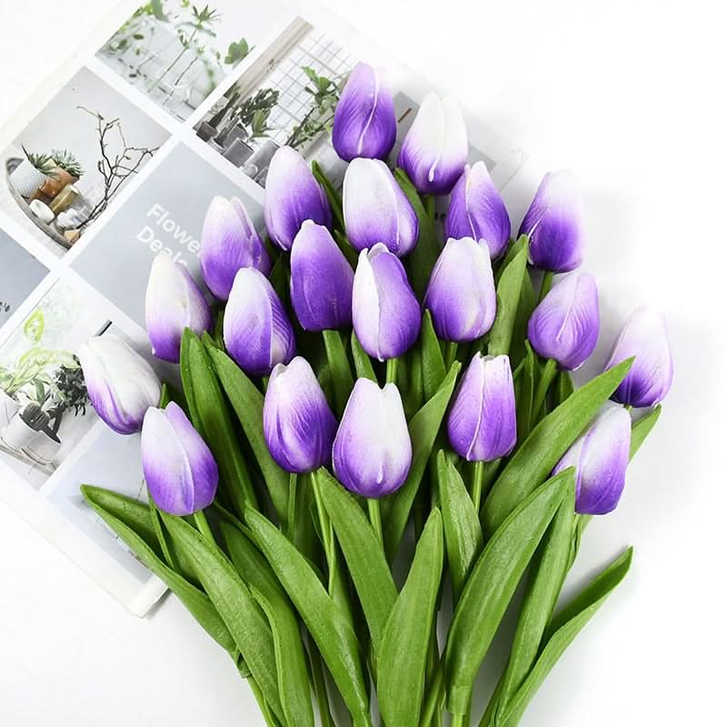 Bouquet di Tulipani Artificiali con Fiori Realistici e Vivid