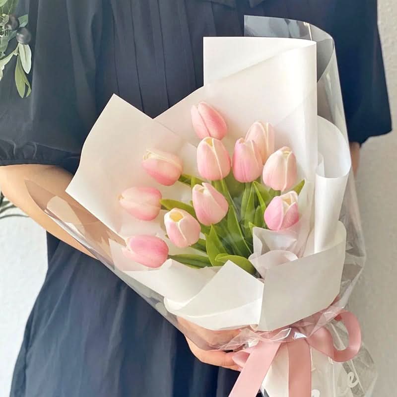 Bouquet di Tulipani Artificiali con Fiori Realistici
