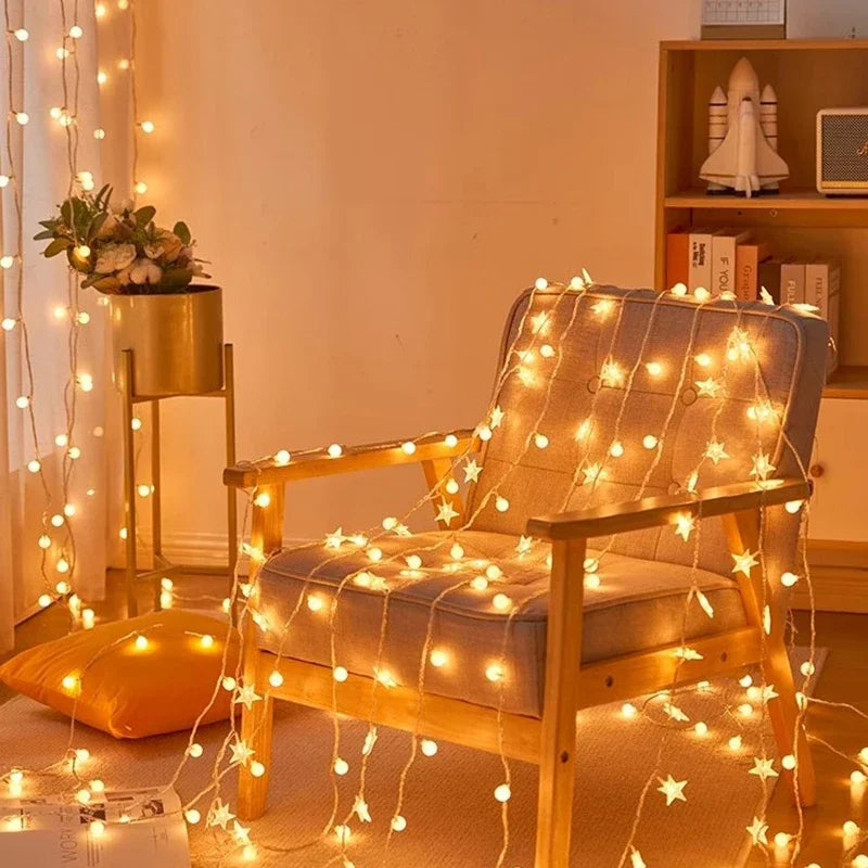 Skanto | Luminaria LED Starlight: Ideale per decorazione interna, campeggio all'aperto e atmosfera da tenda