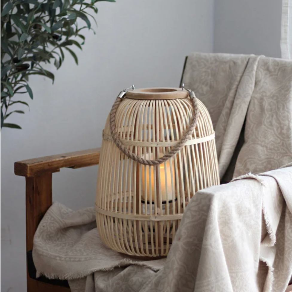 Lanterna in Rattan