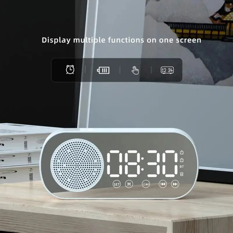 Sveglia digitale con altoparlante Bluetooth e radio FM