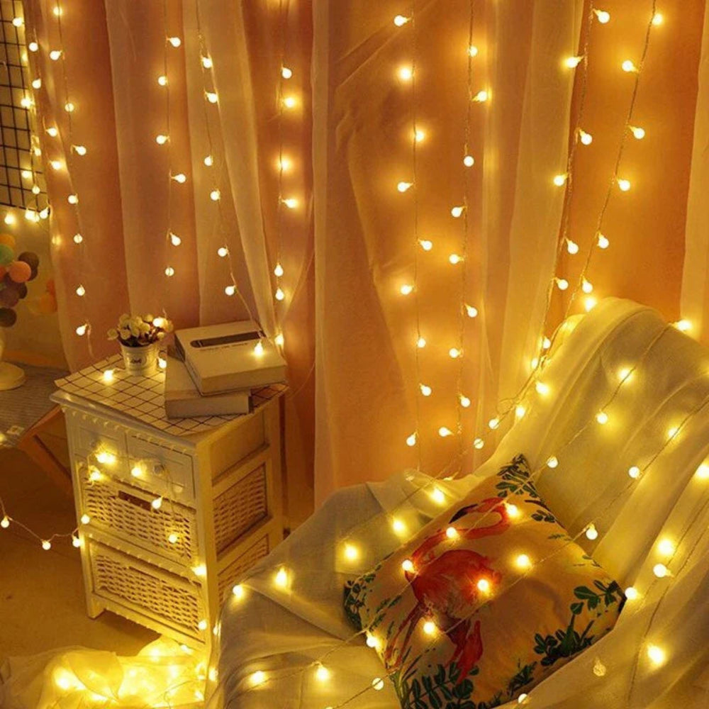 Illuminazione esterna solare a LED striscia luminosa – Illuminazione da giardino impermeabile per decorazione, 10 metri Bianco caldo