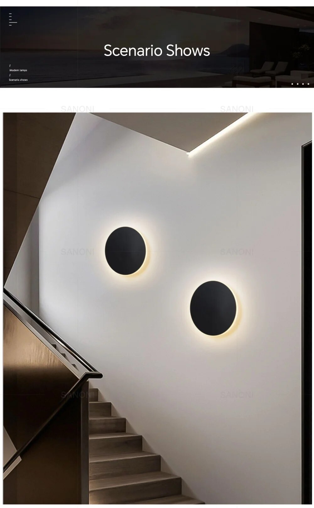Applique LED Rotonda