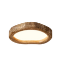 Nerelle | Lampada da soffitto in legno rustico con LED integrato per un'illuminazione interna calda