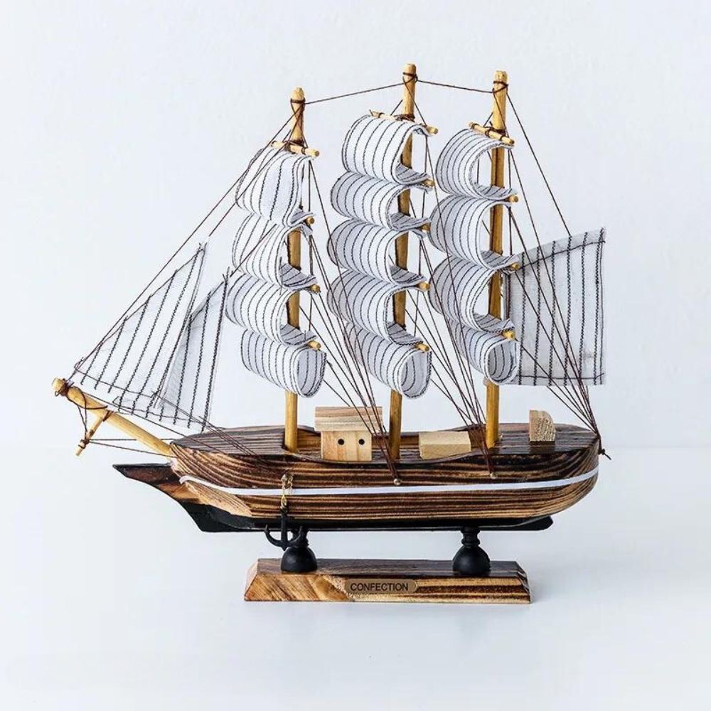 Scultura in legno nordico Royaleva - pezzo decorativo illuminato a LED, a batteria