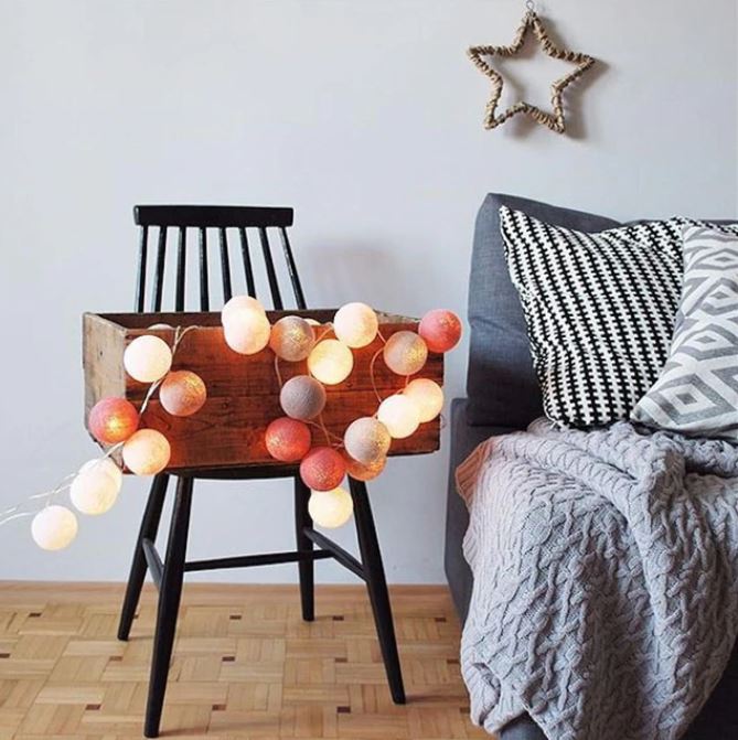 Ballton - Palline di cotone luminose | Diverse combinazioni di colori