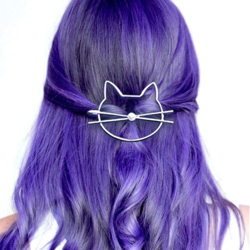 Spilla per Capelli Gatto con Baffi | Brehn