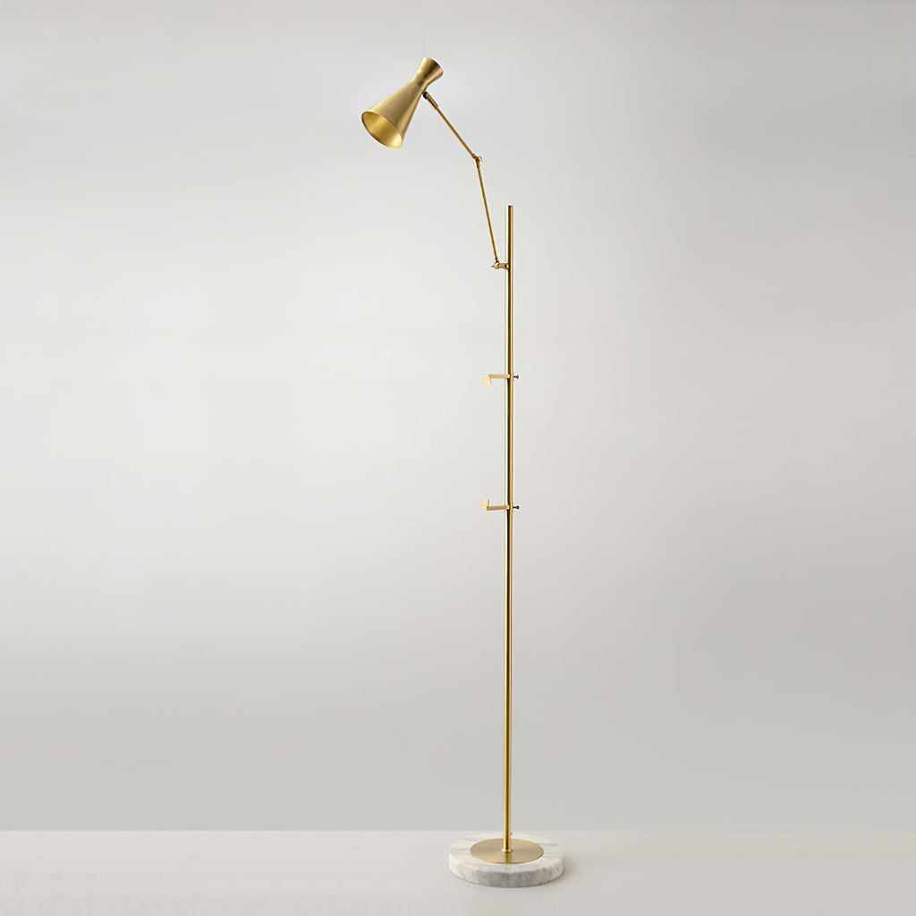 Seraya | Luce da pavimento per esposizione artistica con base in marmo per illuminazione interna elegante