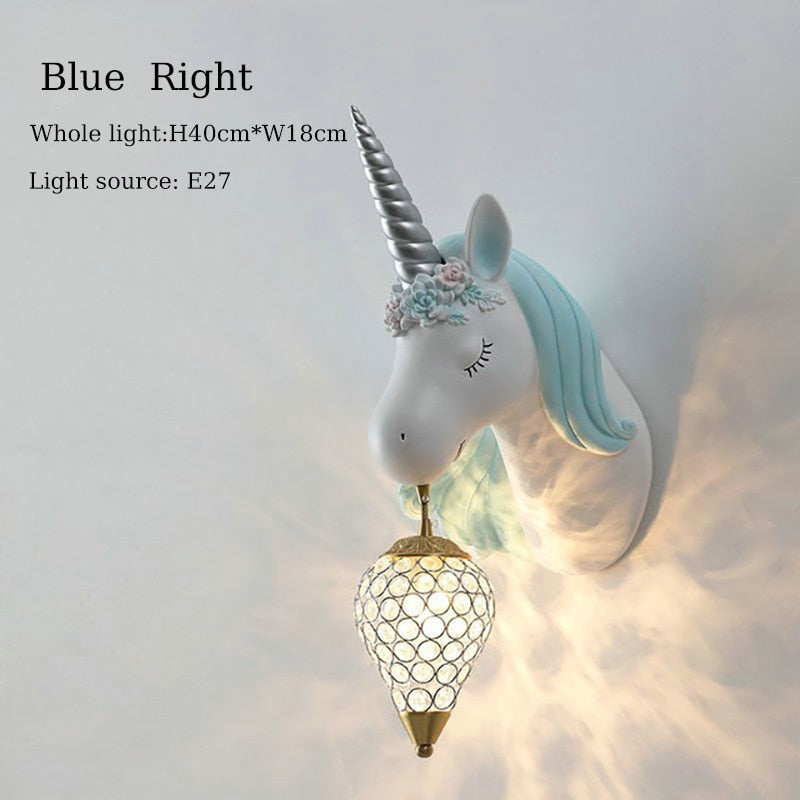 Skanto | Magico Lampada da Parete a Unicorno per Bambini – Luce Giocosa e Calda