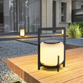 Lanterna da Esterno Solare Bianco Design Cilindrico