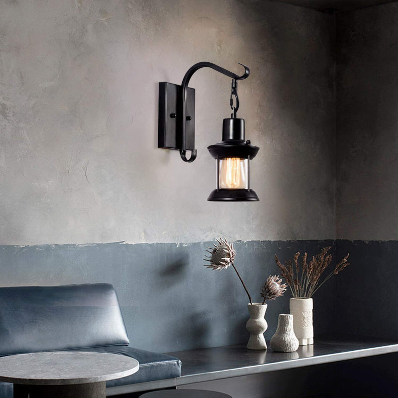 Elyon | Lampada da Parete Industriale Vintage in Metallo Bronzo per Camera da Letto, Soggiorno e Interni Eleganti