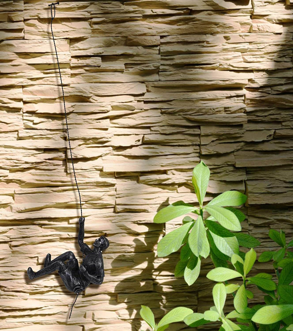 Scultura da parete ClimbArtis | Simbolo di forza e crescita | Realizzato a mano in resina e filo di ferro