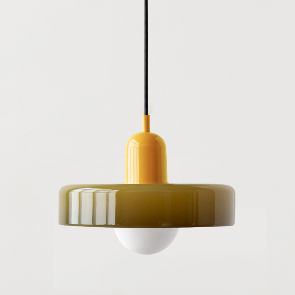 Skanto | Lampada a sospensione colorata in stile Bauhaus - StiloGlas