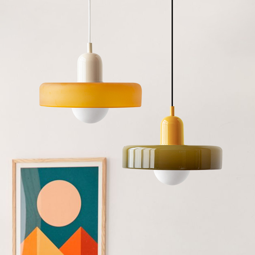 Skanto | Lampada a sospensione colorata in stile Bauhaus - StiloGlas