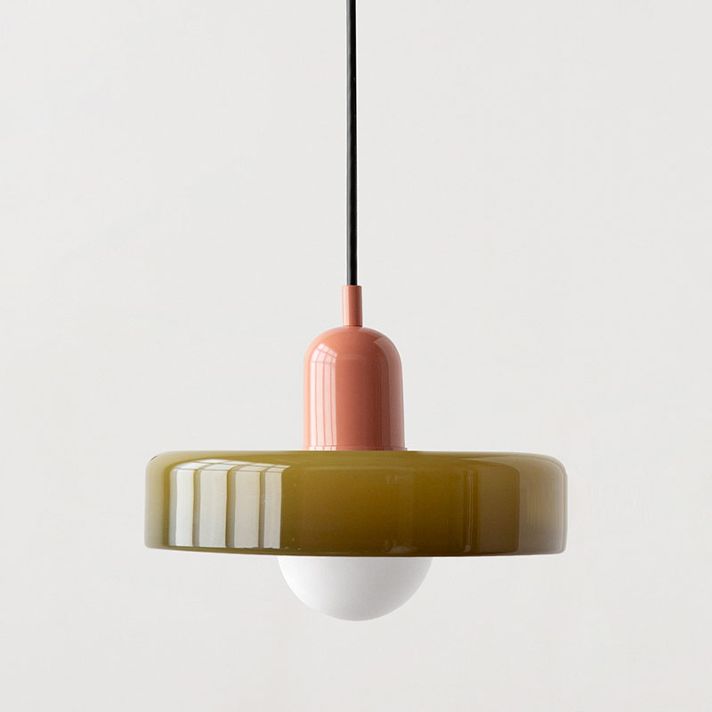 Skanto | Lampada a sospensione colorata in stile Bauhaus - StiloGlas