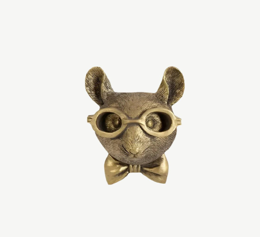 Velorien | Gancio da parete a forma di testa di animale in resina dorata disponibile in cinque design per ingresso, soggiorno e camera da letto