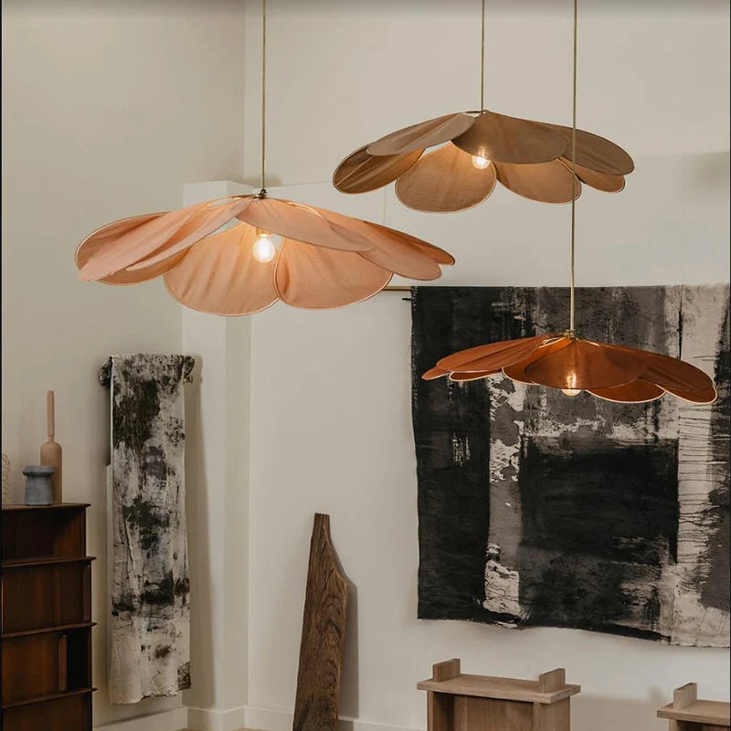 Lampada a Sospensione Moderna a Forma di Fiore
