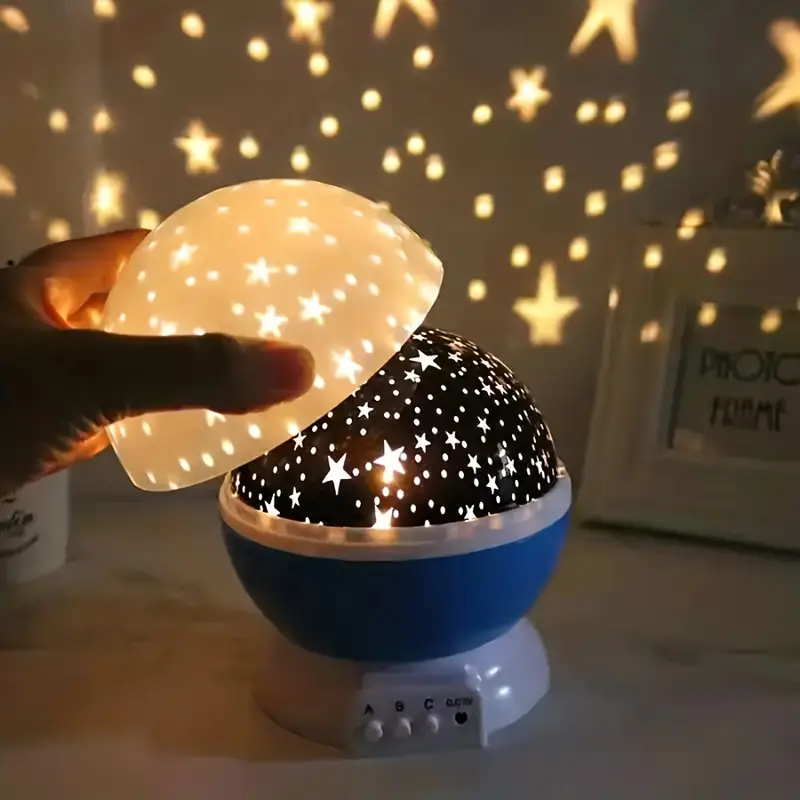 Lampada Notturna Cielo Stellato per Bambini – Proiettore LED Magico con Cambio Colore