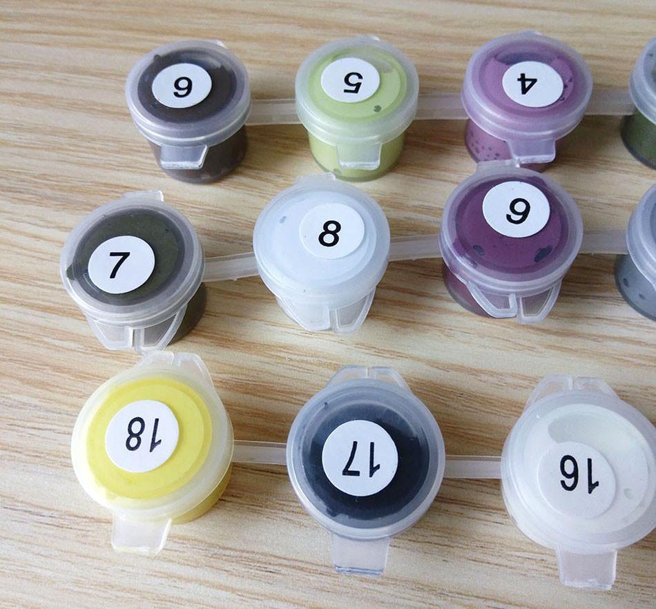 Fiori Europei - Set Van-Go Dipingere per Numeri
