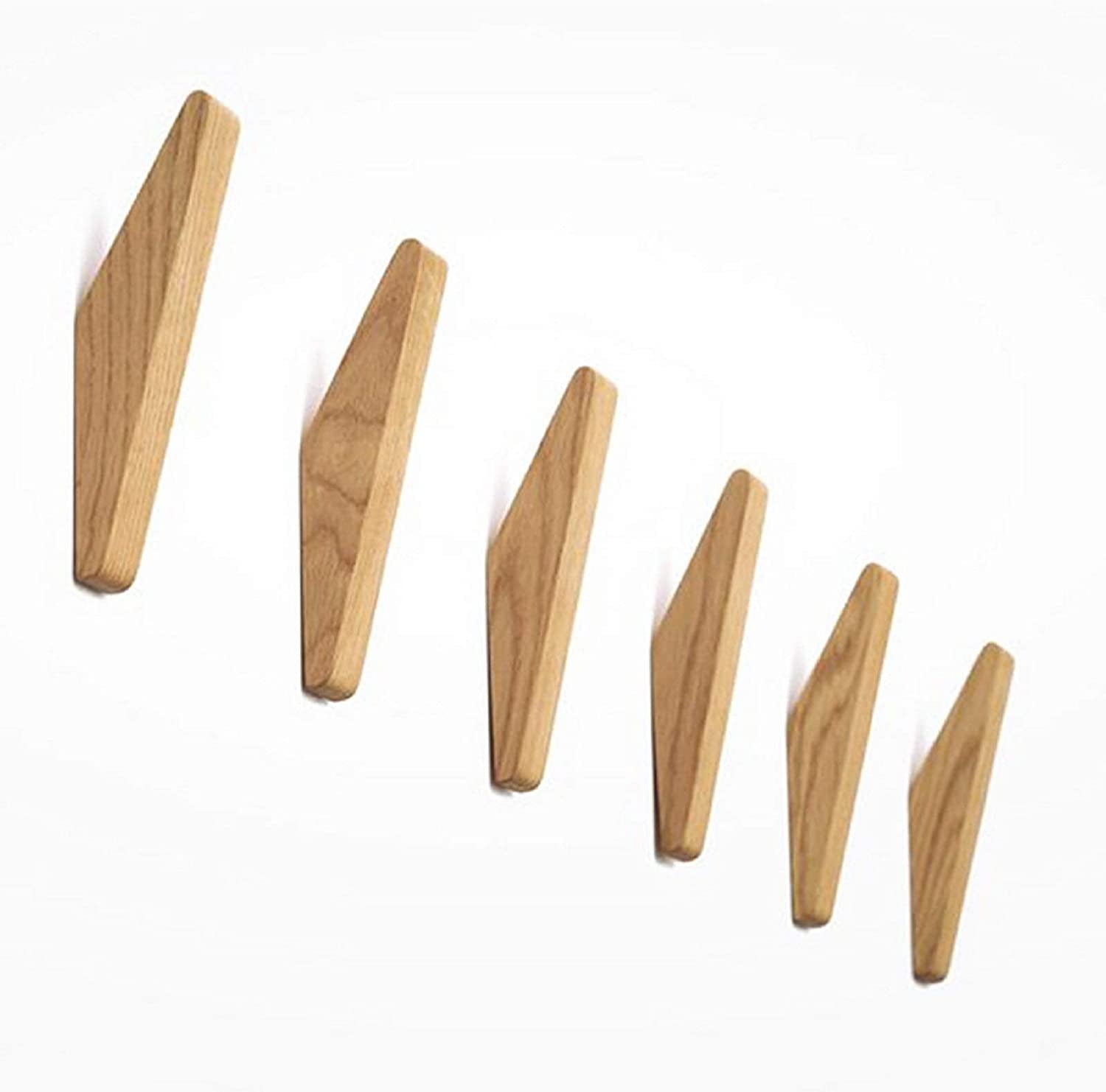 Set di Ganci a Muro Nordhaak – 6 Ganci Minimalisti in Legno Massello