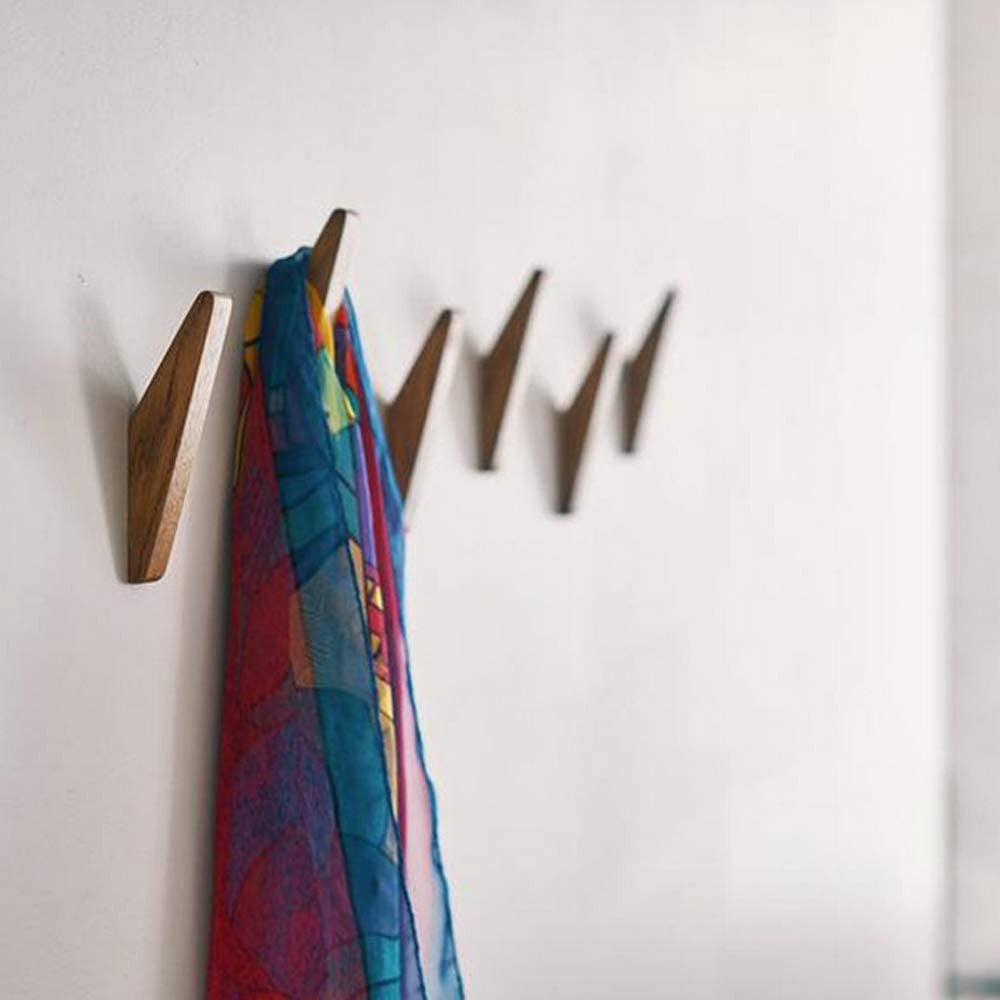 Ganci da Parete in Legno Massello Nordhaak – Ganci per Cappotti in Legno Massello Minimalisti