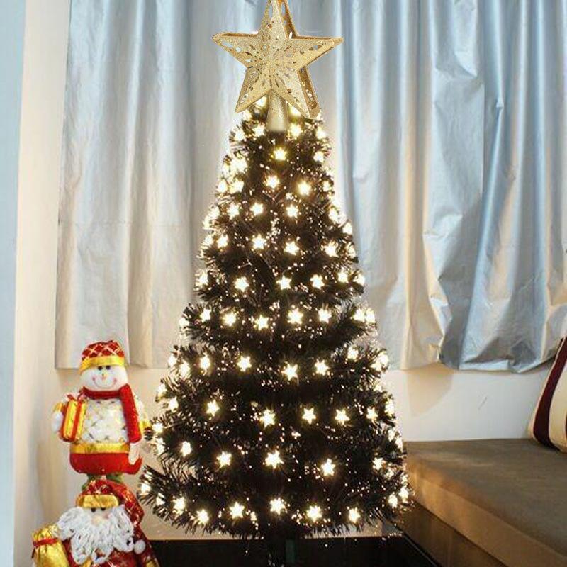 Skanto | LED Fiocco di Neve Punta per Albero di Natale | Luce Magica ed Effetto Rotante | PVC