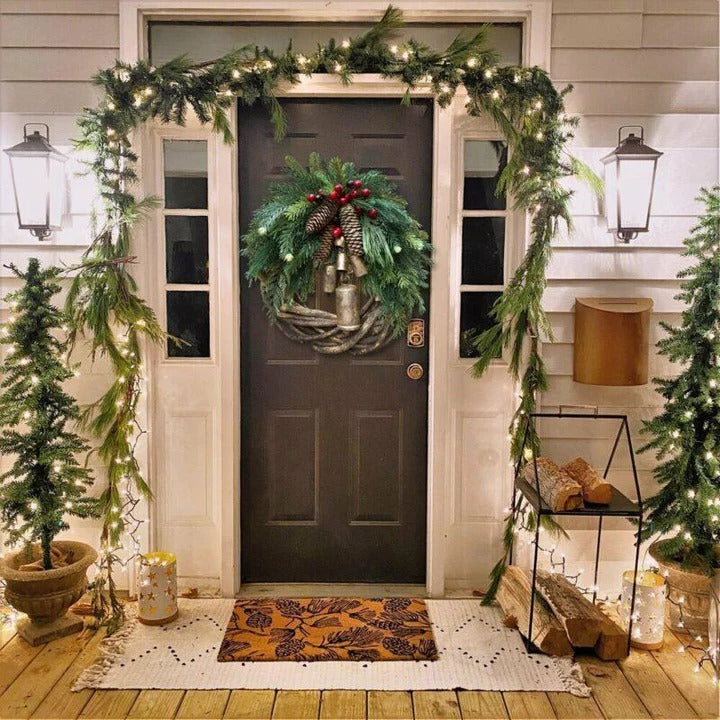 Skanto | Ghirlanda Boho Rustica per Porta e Display da Parete