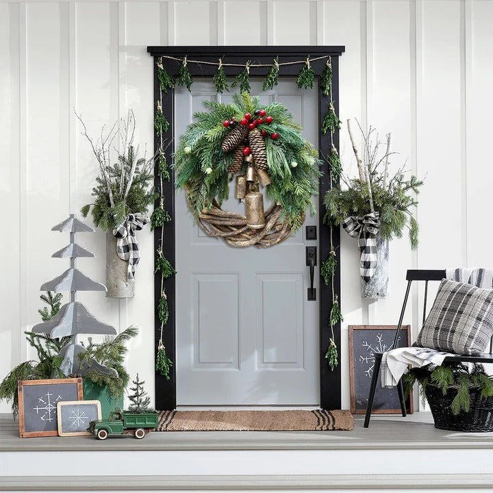 Skanto | Ghirlanda Boho Rustica per Porta e Display da Parete