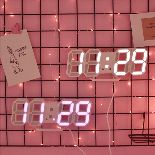 Orologio Digitale 3D Intelligente con Sveglia