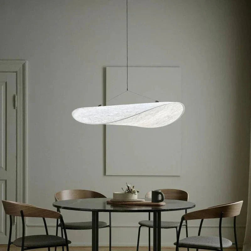 EleganceLoom - Lampada a sospensione in seta - Design moderno - Chic e sofisticato