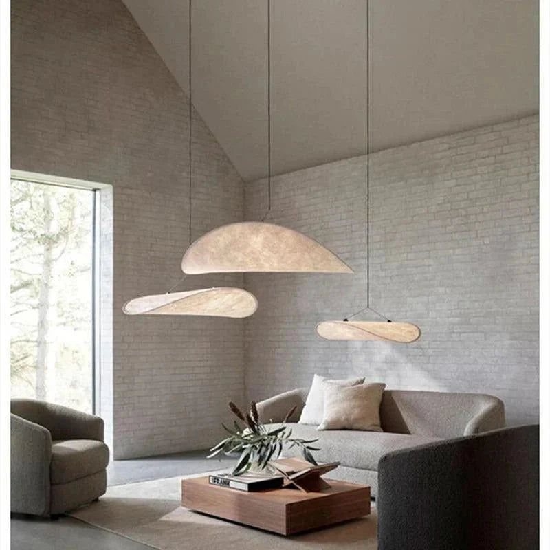 EleganceLoom - Lampada a sospensione in seta - Design moderno - Elegante e sofisticato