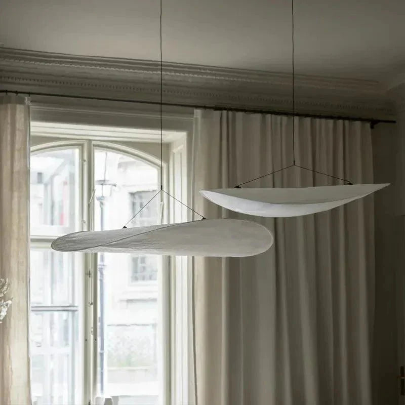 EleganceLoom - Lampada a sospensione in seta - Design moderno - Chic e sofisticato