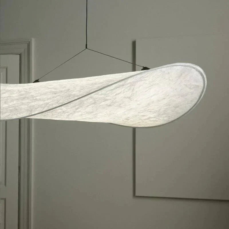 EleganceLoom - Lampada a sospensione in seta - Design moderno - Chic e sofisticato