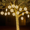 LED Fiocchi di Neve Luci Natalizie – IP65 Impermeabile Decorazione Natalizia per Esterni