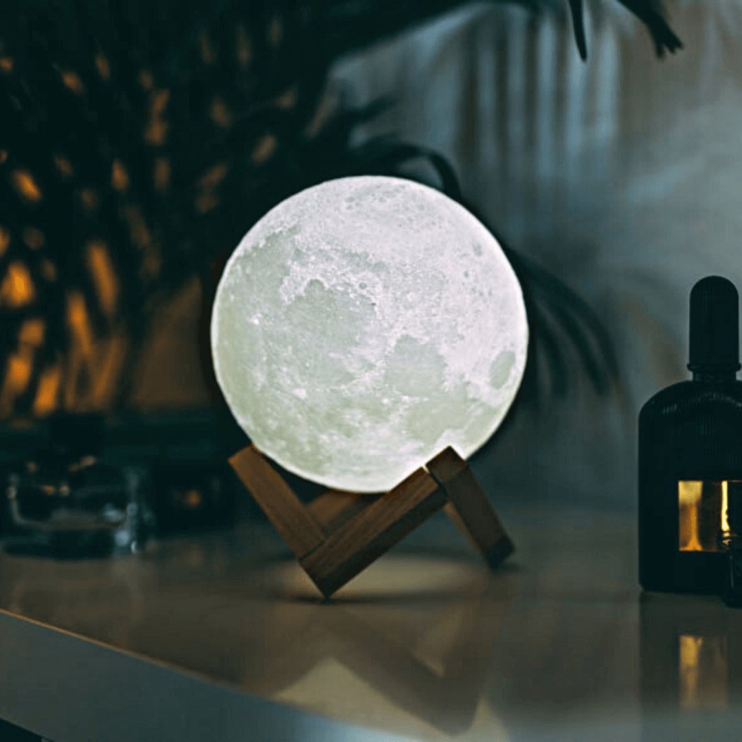 Lampada Lunare - Ricaricabile - Controllo Touch