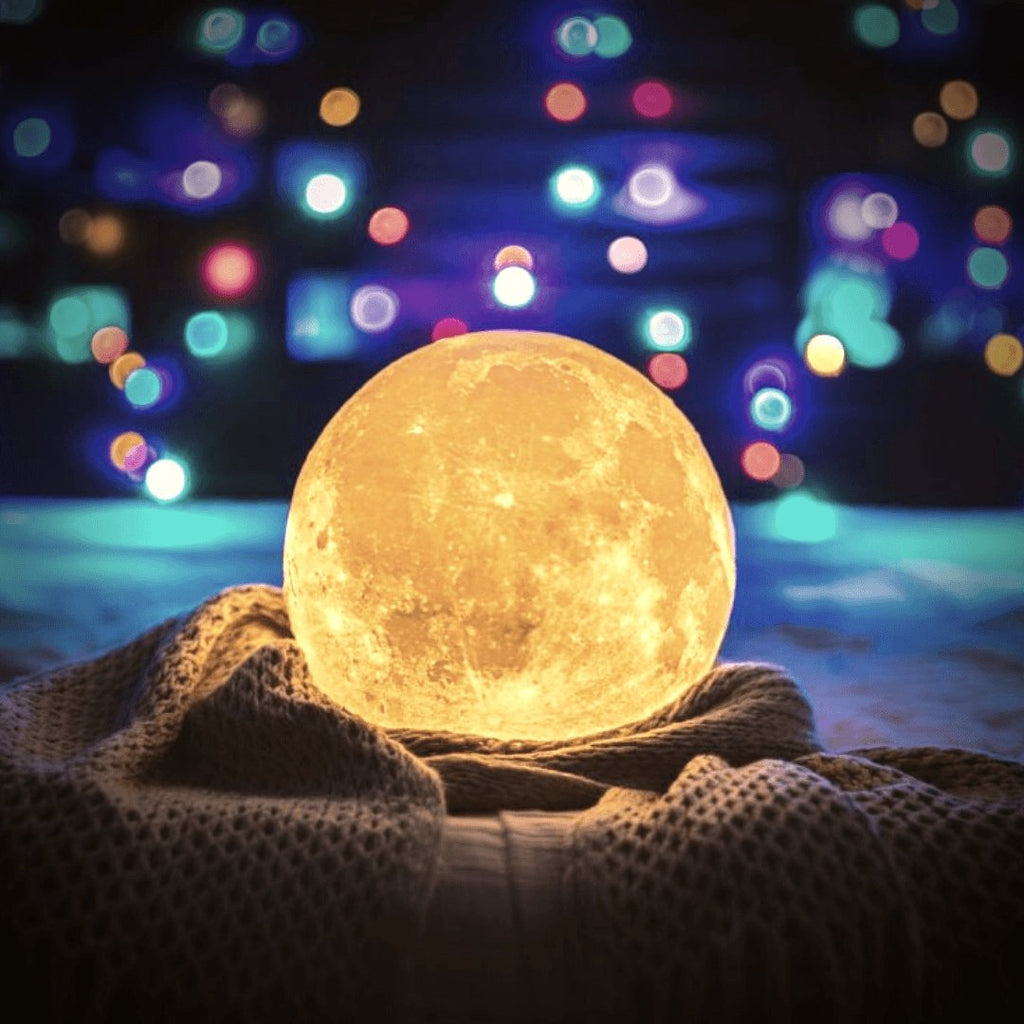 Lampada Lunare - Ricaricabile - Controllo Touch