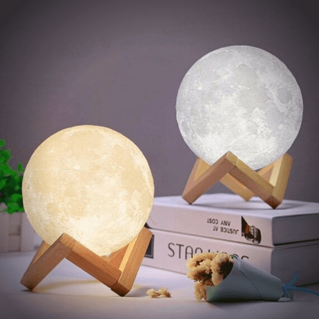 Lampada Lunare - Ricaricabile - Controllo Touch