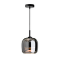 Lampada a sospensione in vetro nero nordico - Lampada moderna per isola cucina e sala da pranzo