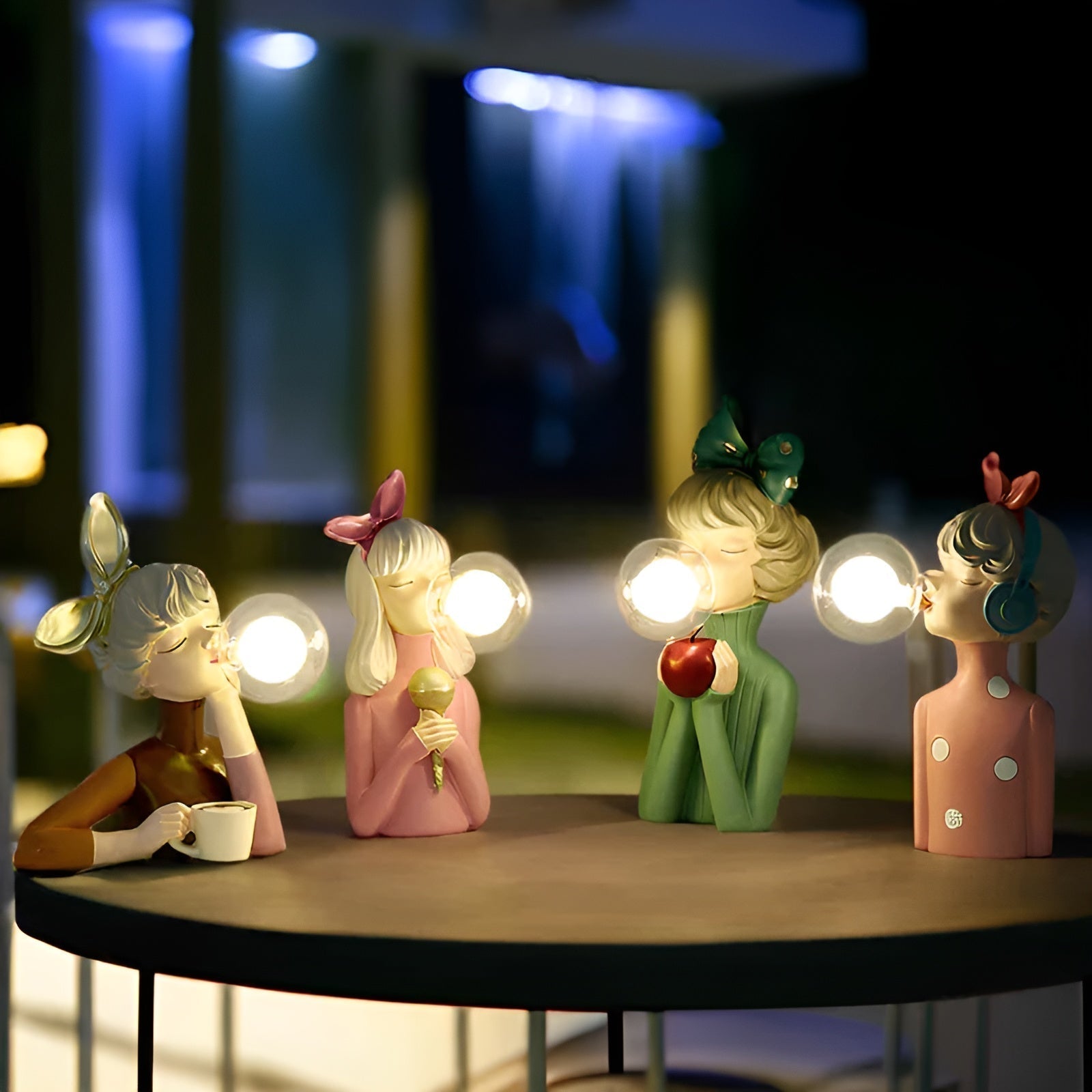 BubbleGlam Luxe Illuminazione – Creatore di Atmosfera con Design Elegante a Bolle