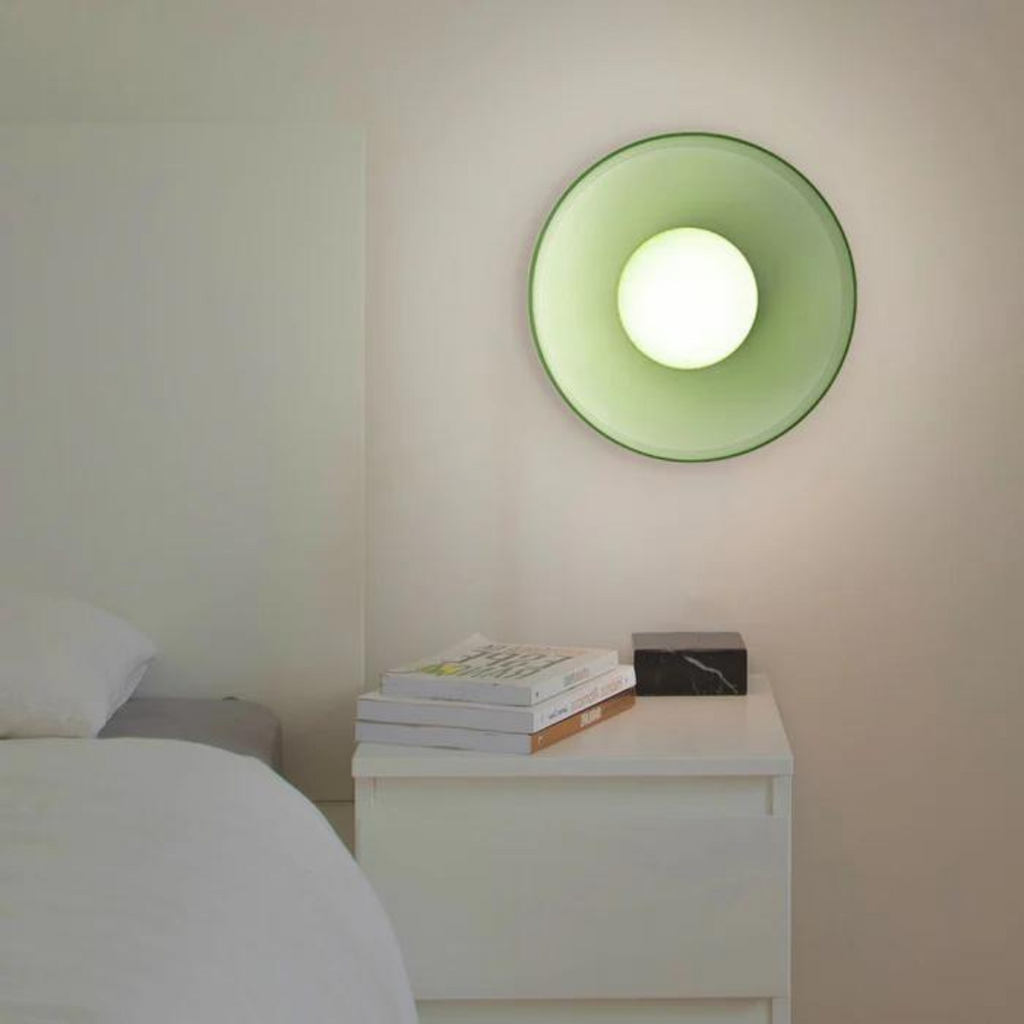 Lampada da soffitto rotonda con funzionalità elegante - LumiSphere