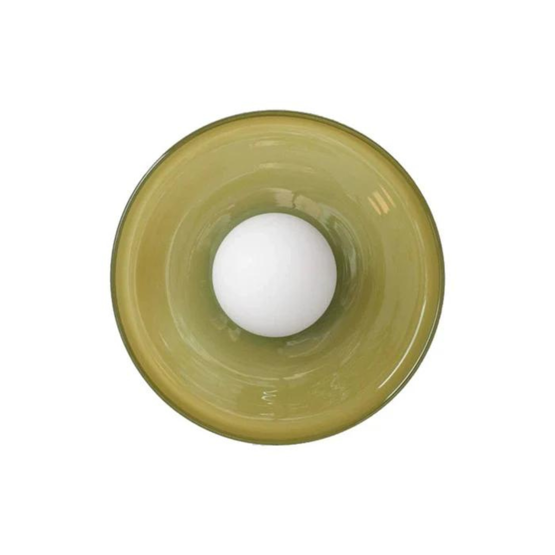 Lampada da soffitto rotonda con funzionalità elegante - LumiSphere