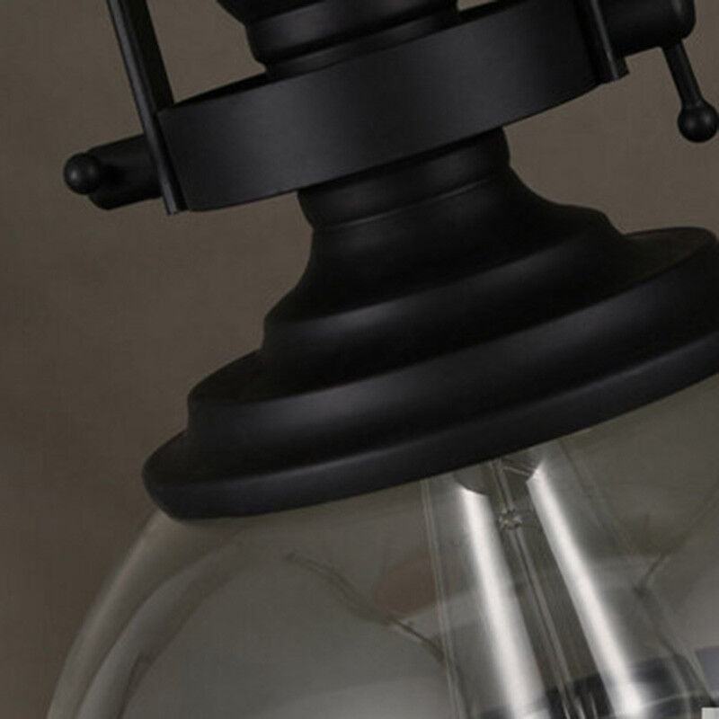 Skanto | Lampade a Sospensione Retro Industriale in Vetro Antico