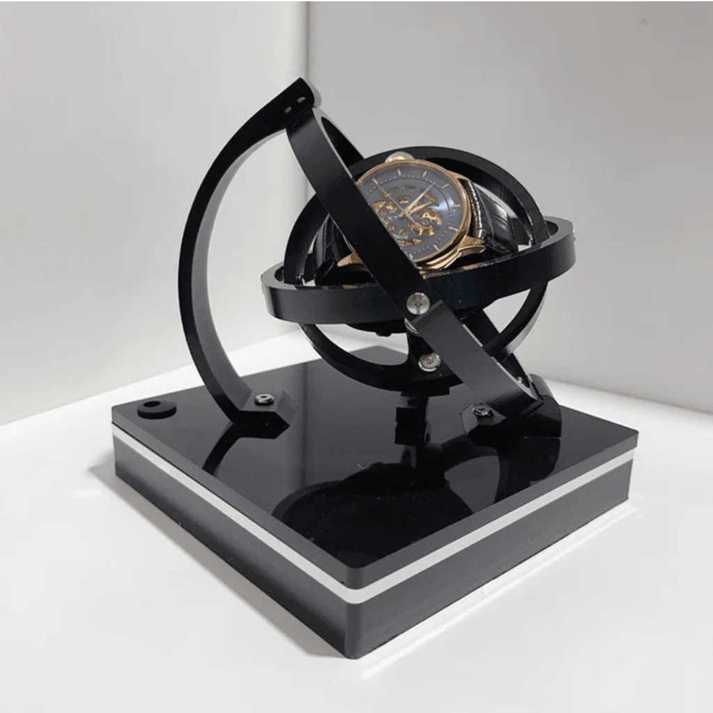 Scatola di Vetrina per Orologi Automatici di Lusso – Mantiene gli Orologi Carichi e Eleva lo Stile degli Interni