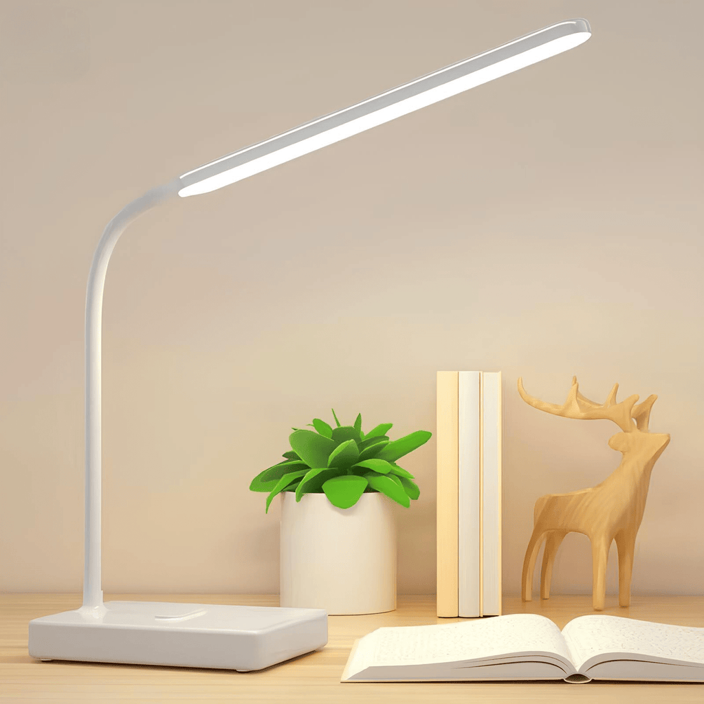 Lampada da Tavolo LED Ricaricabile USB con Braccio Flessibile