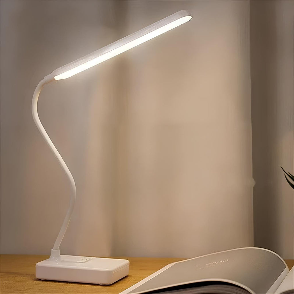 Lampada da Tavolo LED Ricaricabile USB con Braccio Flessibile