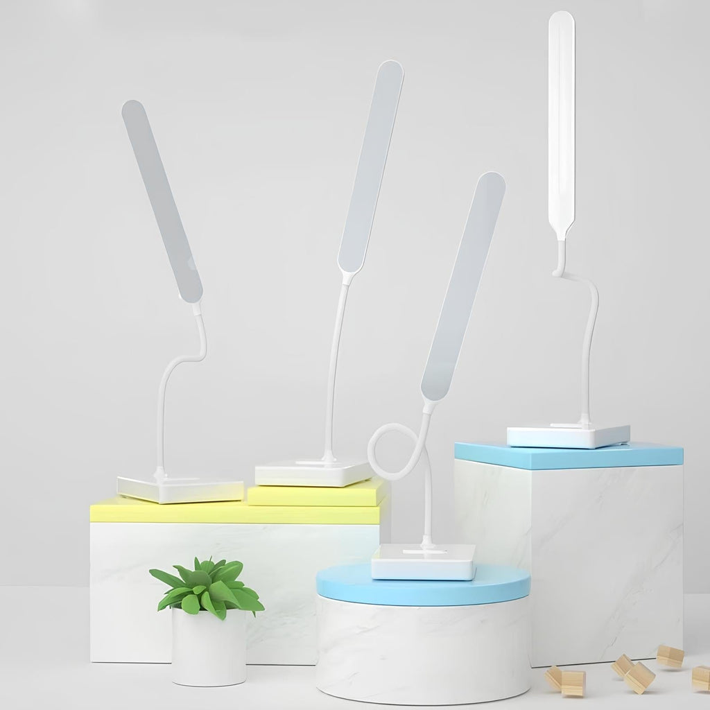 Lampada da Tavolo LED Ricaricabile USB con Braccio Flessibile