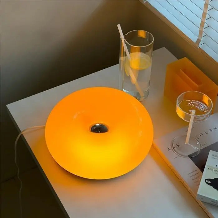Lampada da Tavolo Donut - Lampada da Tavolo LED Moderna a Forma di Donut