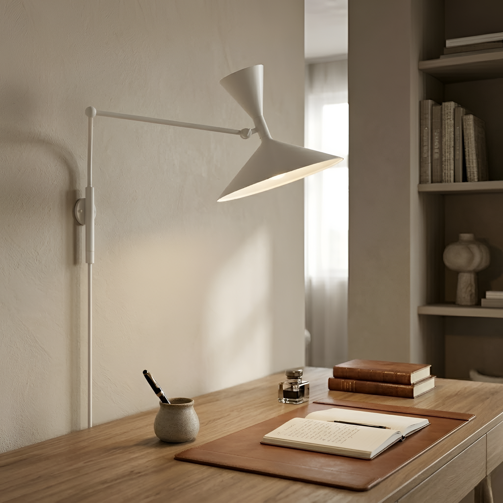 Miles - Applique regolabile per l'arredamento di camere da letto e soggiorni